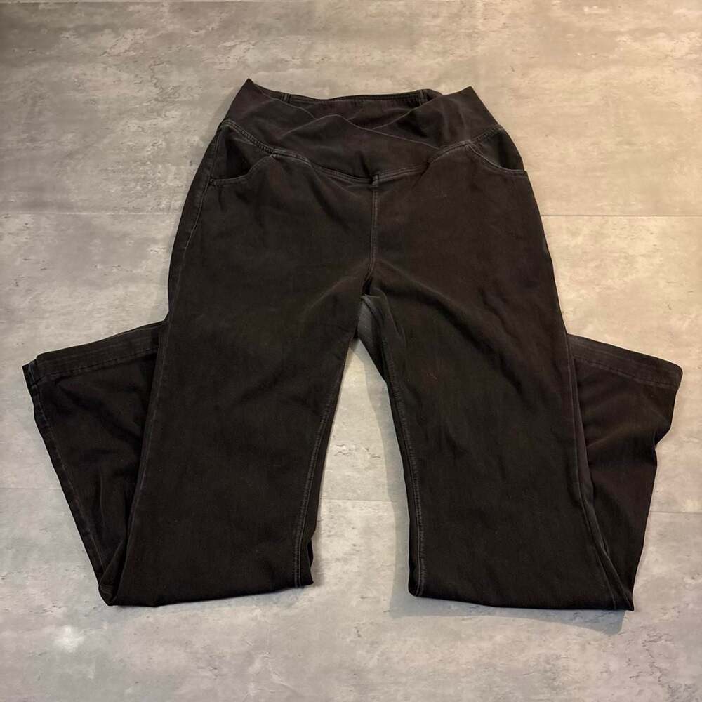 Halara High Waisted Flare Leggings Black Size L